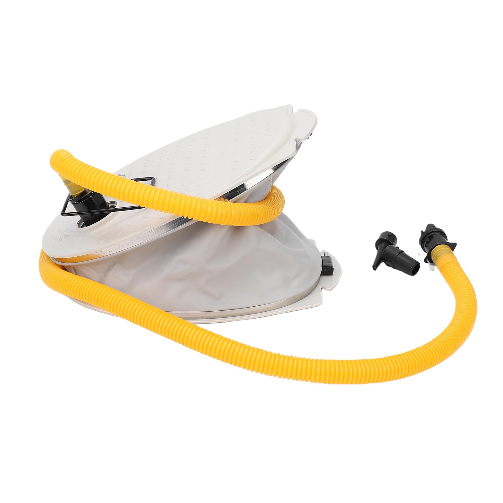 Bomba de Aire para Pies, Inflador Portátil de Doble Acción para Barcos Inflables, Anillo de Natación para Kayak, Material Plástico