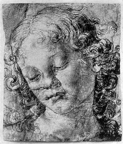 Prints toile peinture murale art italien décoration salon moderne grand format portrait ange
