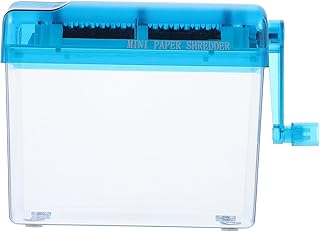 WOFASHPURET Triturador De Arquivo Triturador Para Escritório Em Casa Tira De Papel Triturador De Escritório Triturador De Mão De Mesa Máquina De Papel Triturador De Papel Mini Triturador
