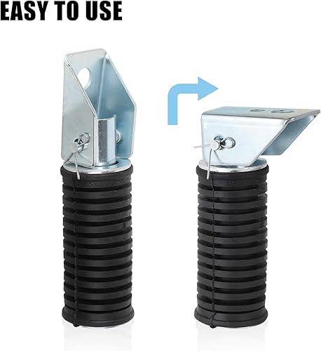 Miniatura 6 de Minho Motocycle plegable reposapiés trasero clavijas pie clavija universal para Suzuki Baja Mini Bicicletas piezas izquierda y derecha