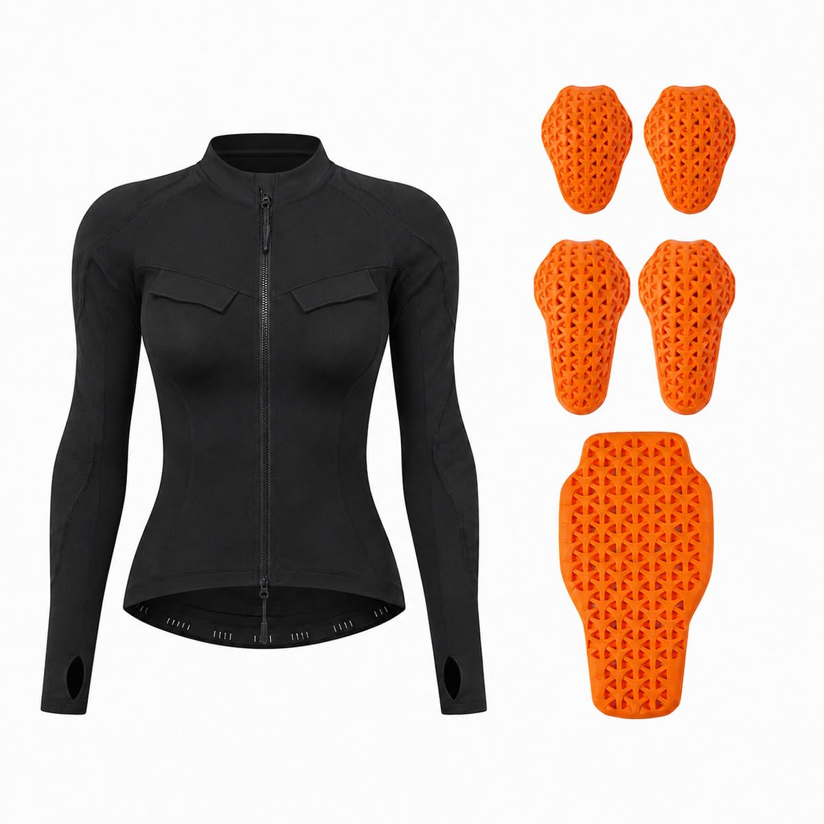 Veste Moto Femme CE avec Protections homologuées pour Voyages à Moto