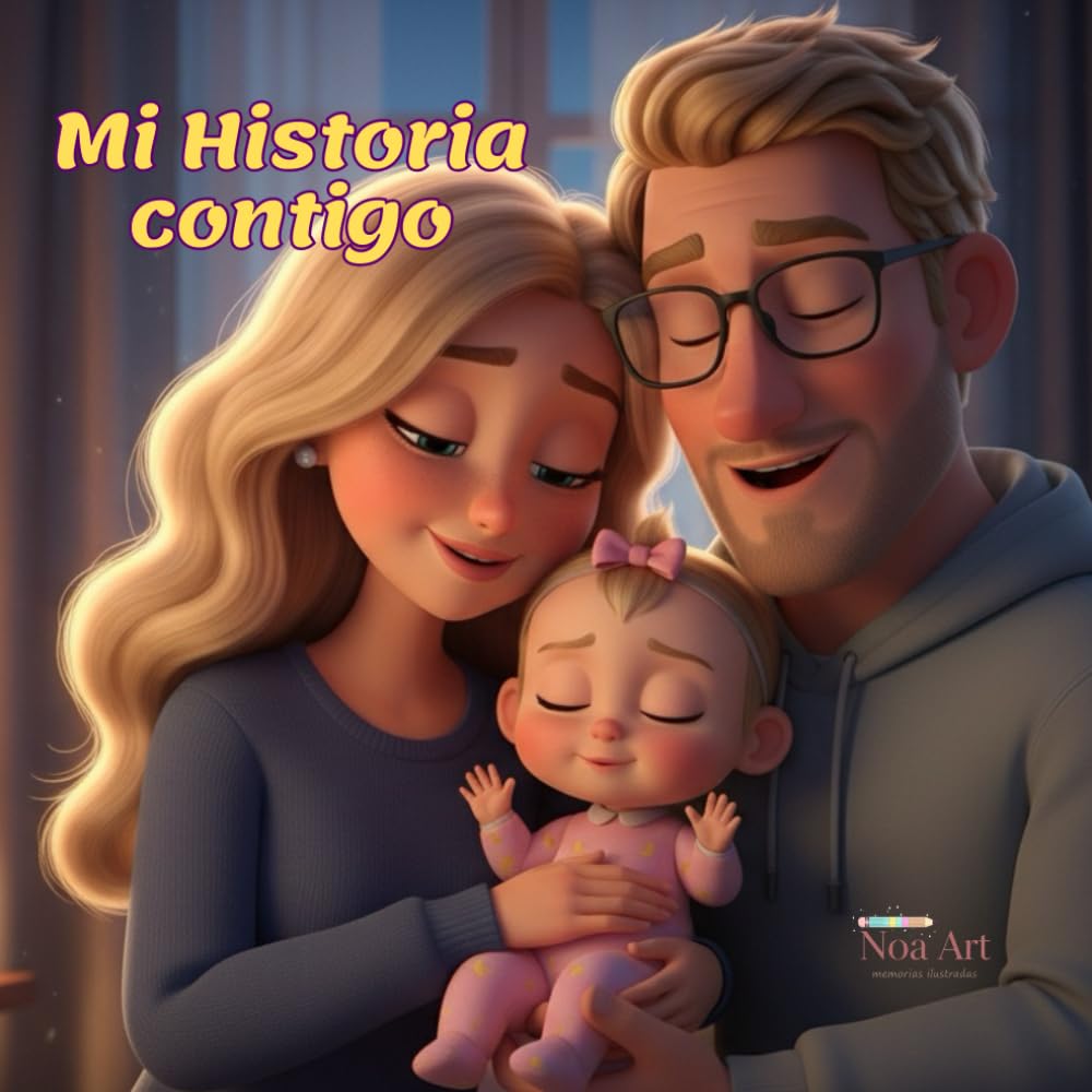 Mi Historia Contigo, un Diario de Amor y Recuerdos de 0 a 5 Años, Edición niña (4): Baby Memory Book