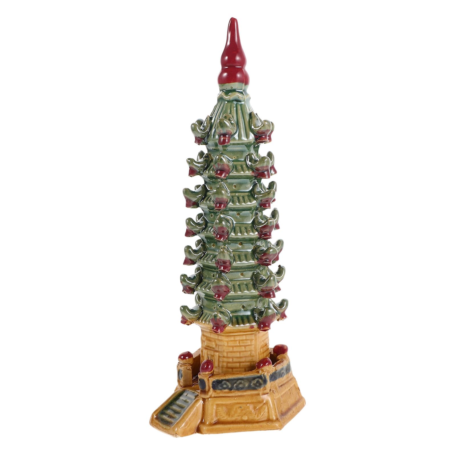 Modèle architectural chinois céramique statuette équilibre Feng Shui