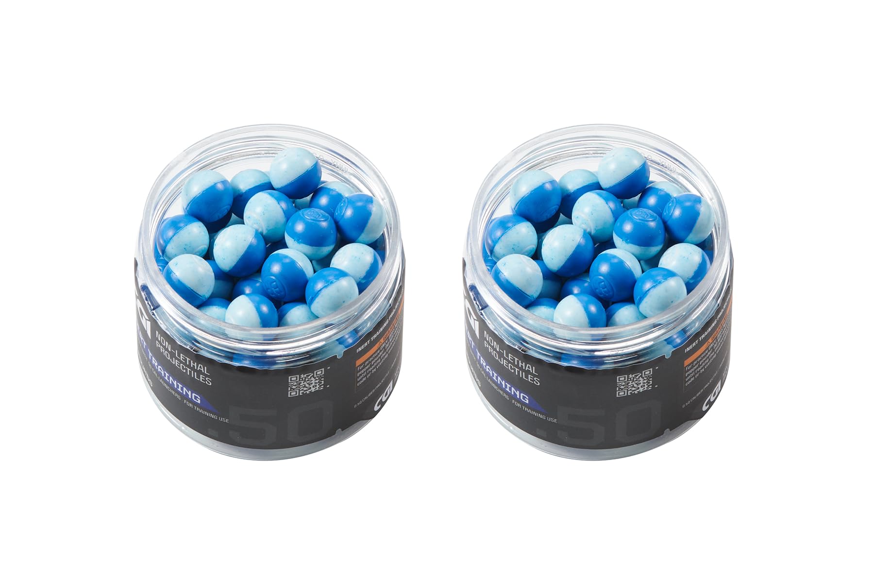GoldenBall CGI 75 Rounds .50 Caliber Non Lethal Training Projectiles Training Ball Self-Defense Training Ball for Pepper Launcher - 2 Pack