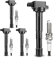 Vista 29 de Bobina de encendido UF669 y bujía de iridio doble 1675 compatible con Chevy Cruze Sonic Trax Volt Buick Encore Cadillac ELR D521C y PFR7S8EG