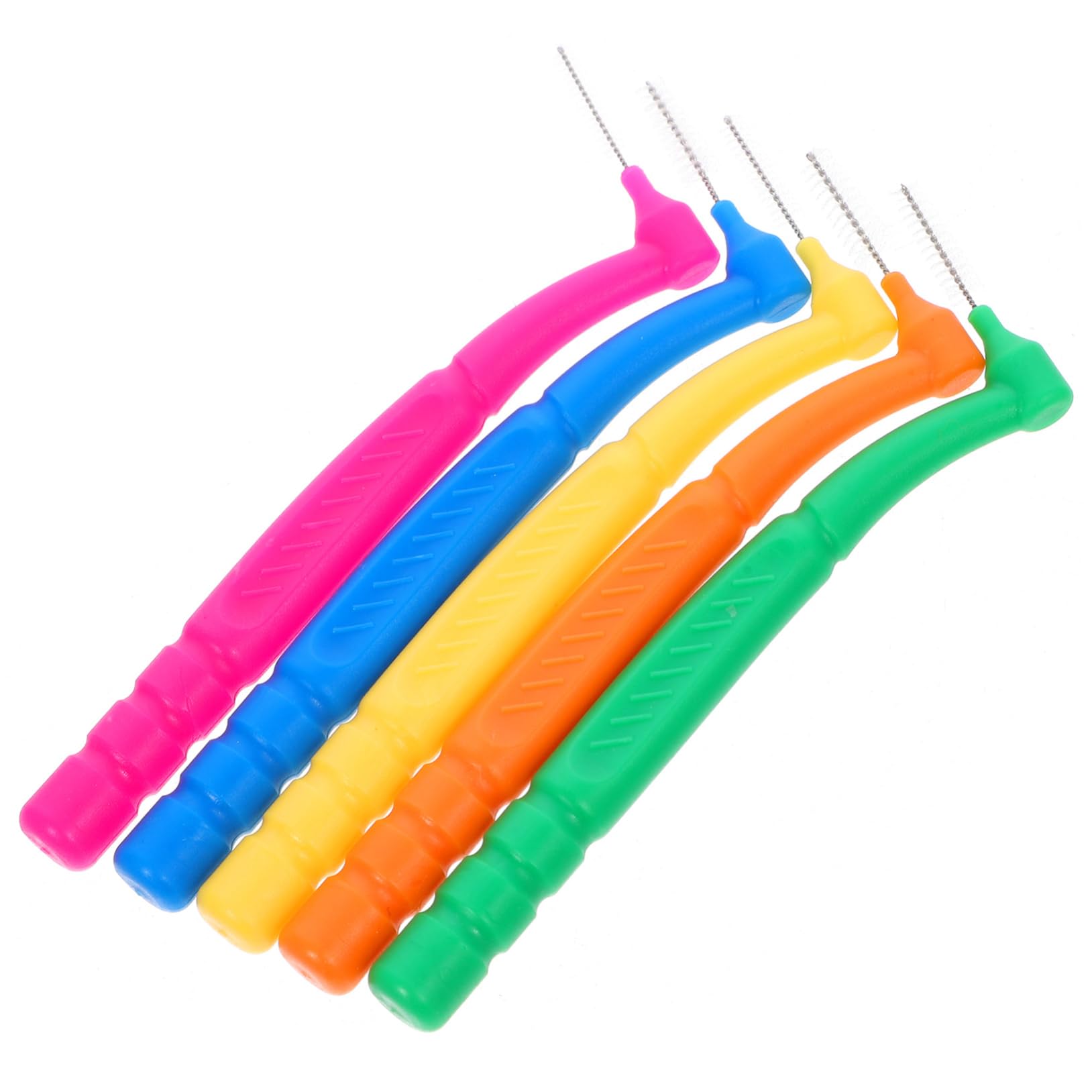 FOYTOKI 50pcs Interdental Brush for Tooth Cleaning Dental Cleaning Brush Floss Head for Gum and Plaque Removal