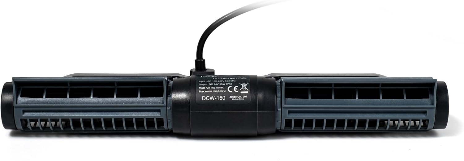 Jecod Jebao DCW-150 Bluetooth Submersible Vario Cross Flow Wave Maker Pump, 7500GPH