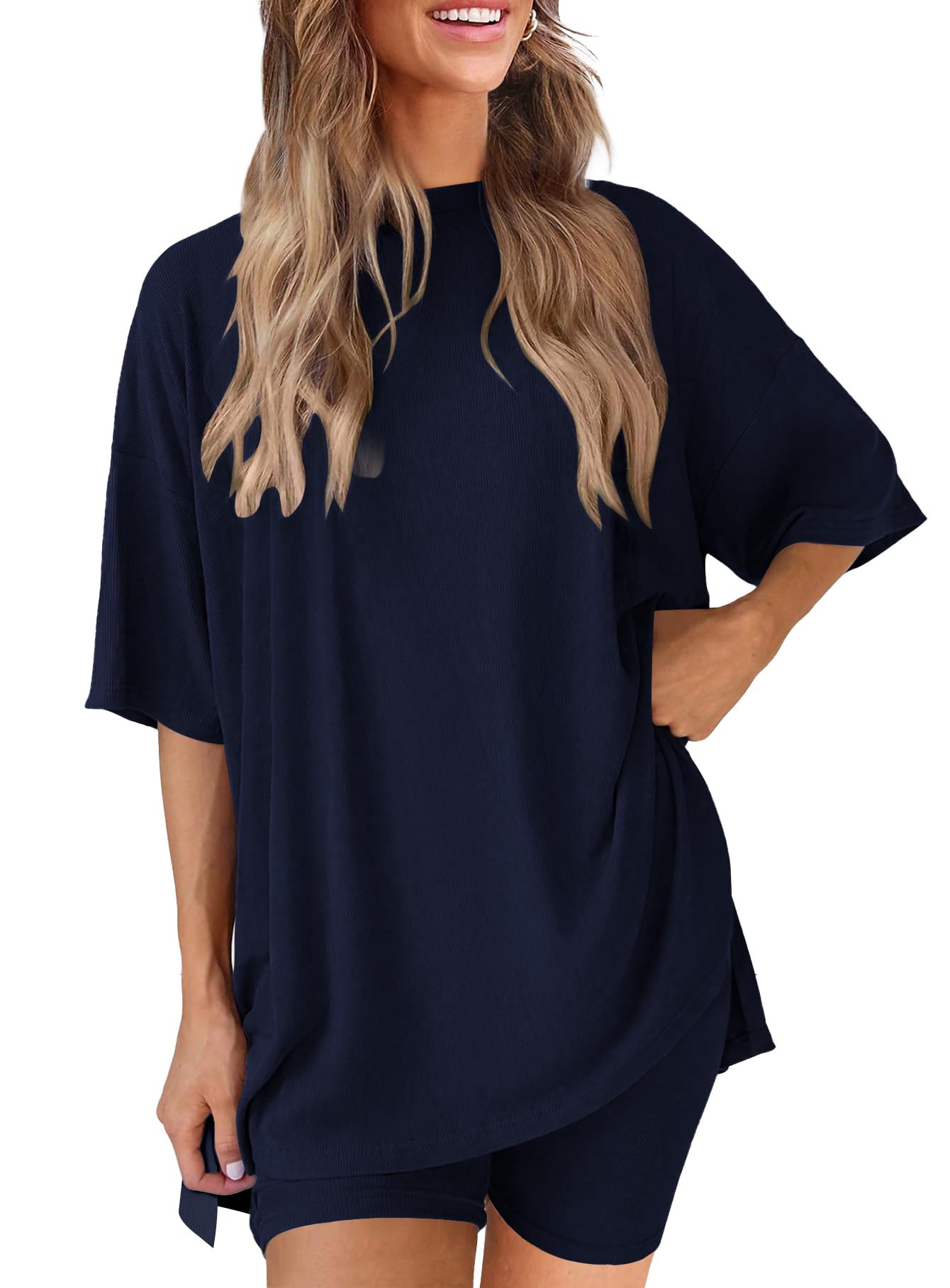 Mrskoala 2 Piece Sets for Women Outfits Casual Workout Set Summer