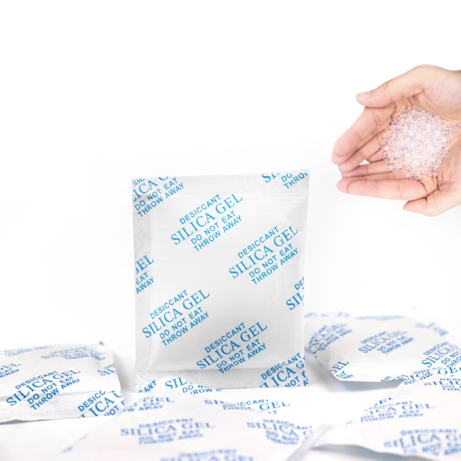 Funmo 10 Sacchetti Essiccante Gel Di Silice Da 25g - Riutilizzabili Per Cibo, Elettronica E Abbigliamento - Foto 4
