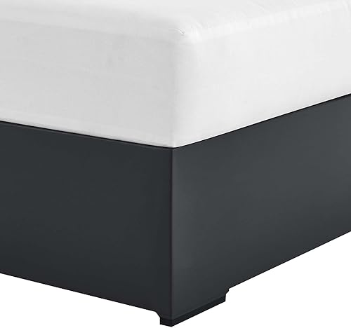 Miniatura 7 de Modway Tahoe - Tumbona de aluminio con recubrimiento en polvo para exteriores en gris y blanco con cojines resistentes a la intemperie, tumbona