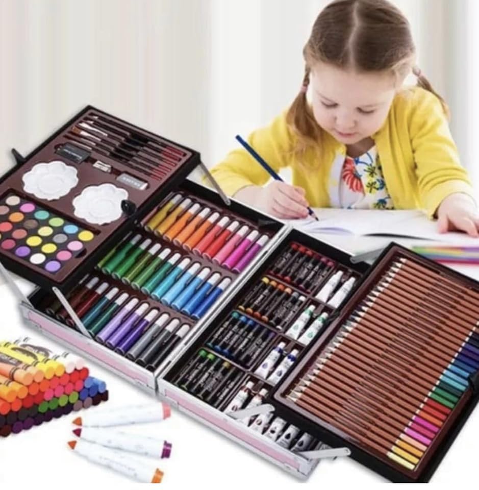 See full amazon price history chart for DEVKASHI MART Art & Craft Painting Box, Big Coloring Suitcase Multiple 145 Color Kit, Professional Drawing Water Color Pencils, Oil Pastel, Sketches & Acrylic Paint Brush Birthday Gift for Girls DEVKASHI MART Art & Craft Painting Box, Big Coloring Suitcase Multiple 145 Color Kit, Professional Drawing Water Color Pencils, Oil Pastel, Sketches & Acrylic Paint Brush Birthday Gift for Girls (B0D8BBYVZS) Amazon Price History, Amazon Price Tracker