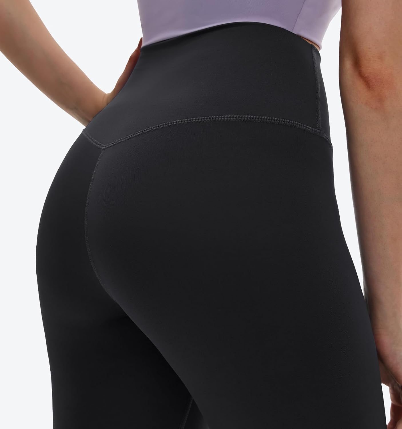 High Waisted Soft Leggings 25" Stretchy Workout Yoga Pants for Women - Image 4