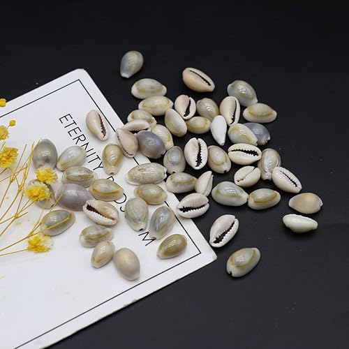 Miniatura 3 de Zotoone Adornos de pecera de caracola natural, cuentas hechas a mano para hacer joyas, manualidades, pulsera y accesorios, Piedra, vidrio aventurina