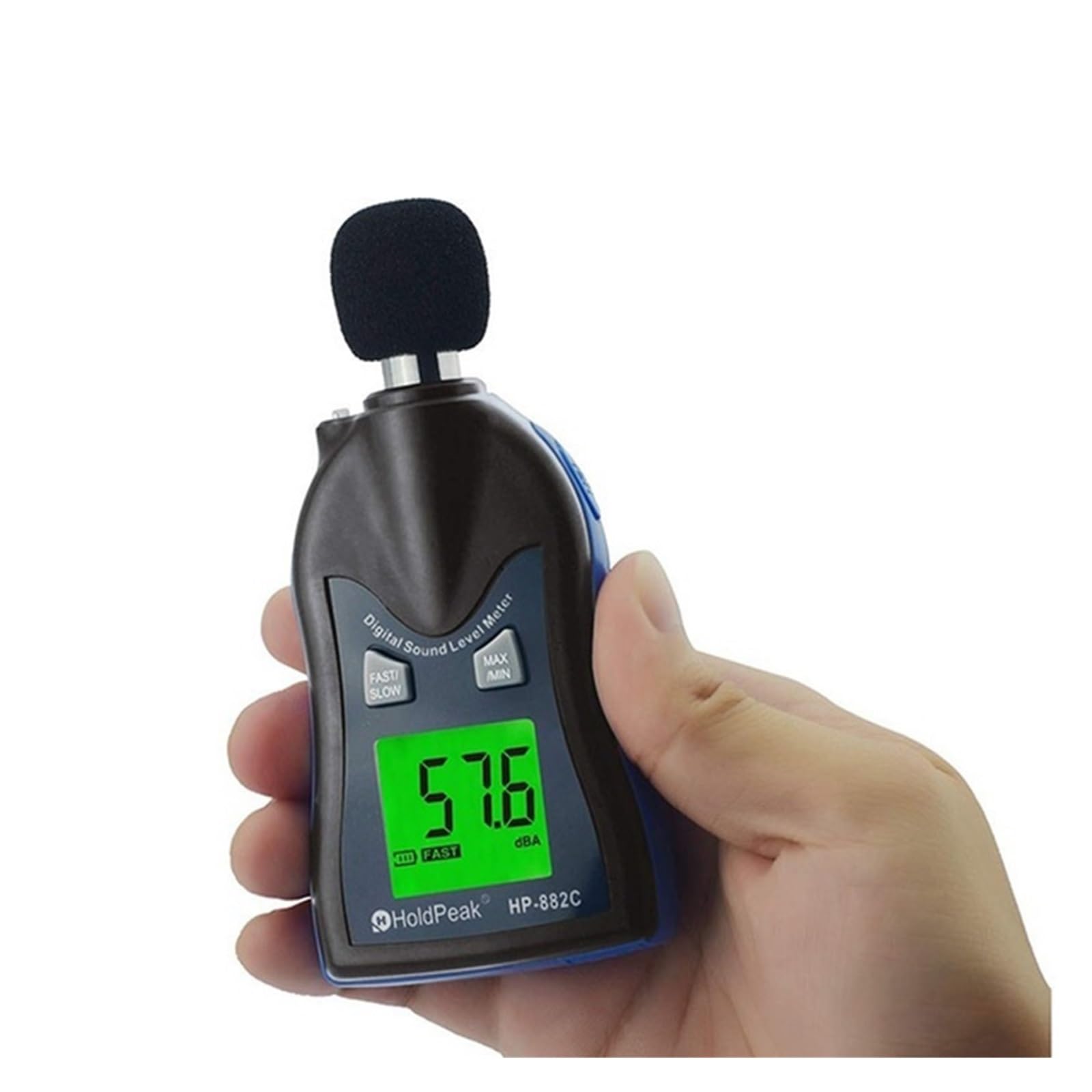 Digital Decibel Meter Digital Sound Level Meter 30-130dB Noise Level Meter Noise Measuring Instrument Tester Decibel Monitor MAX/MIN Noise Measurement