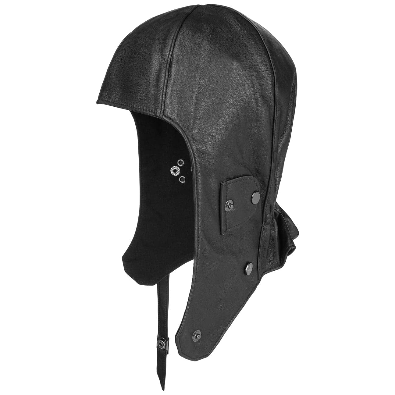 LIERYS Cuffia Aviatore in Nappa Donna/Uomo - Cappello da Autista Berretto Pelle con paraorecchie, Fodera Estate/Inverno Estate Inverno