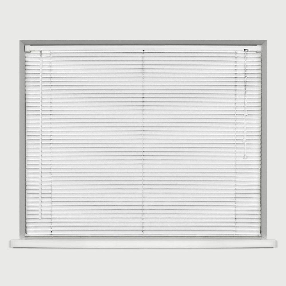 EliteKoopers 1 Pcs Pvc Wood Grain Effect Venetian Window Blind For Home Office Blinds Shutter