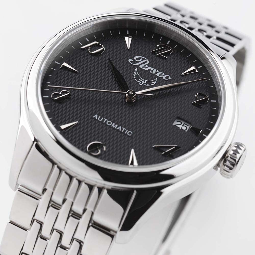Perseo Orologio uomo Ruota Alata automatico in acciaio 39 mm