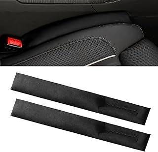 HOMURY Car Seat Gap Filler: 2 Piece Car Seat Gap Stopper Anti-Drop, Car Seat Crevice Gap Filler, Premium Car Gap Filler Pad Car Accessories for Filling The Gap Between Seat and Console