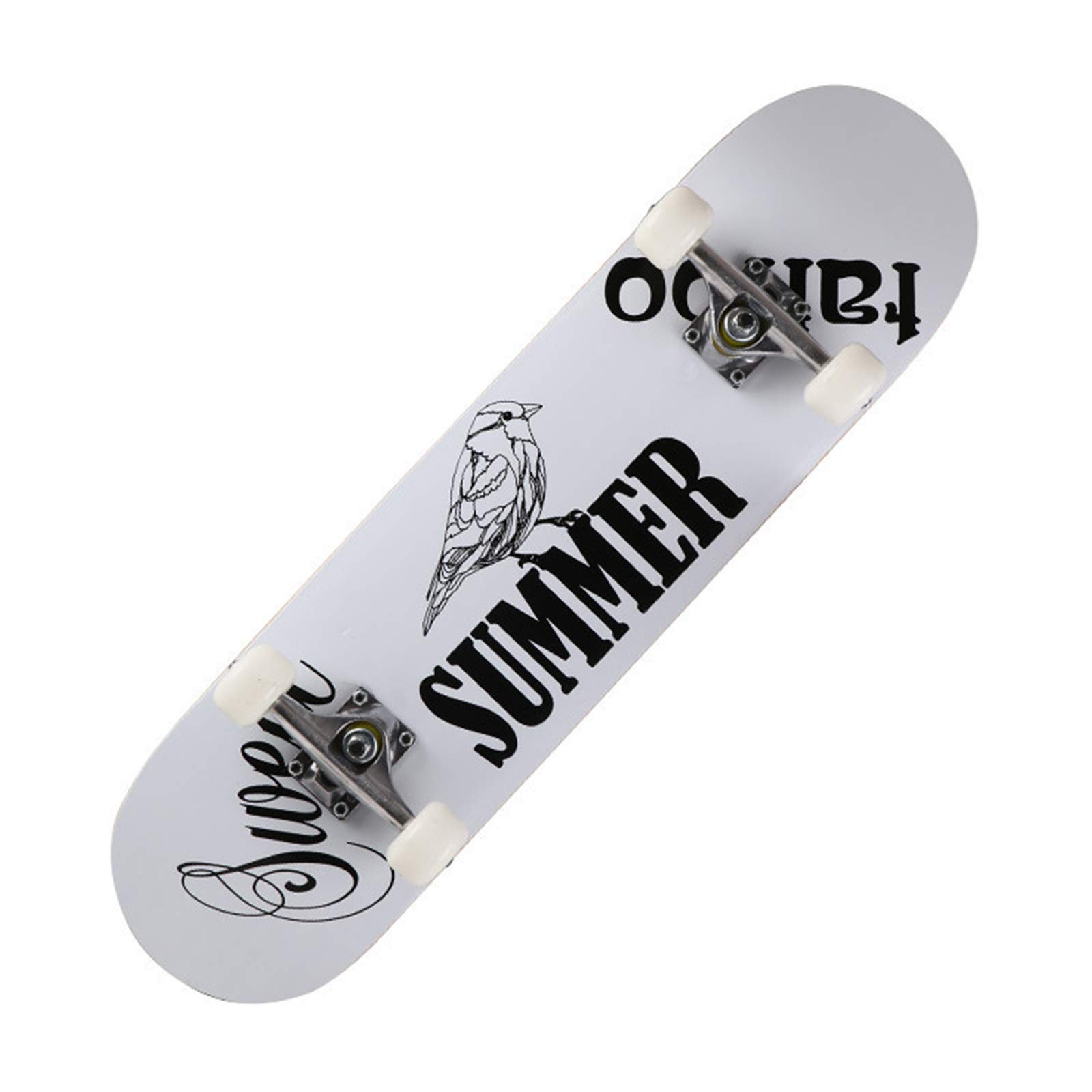 Planche à roulettes vintage en bois véritable le cadeau parfait pour filles et garçons