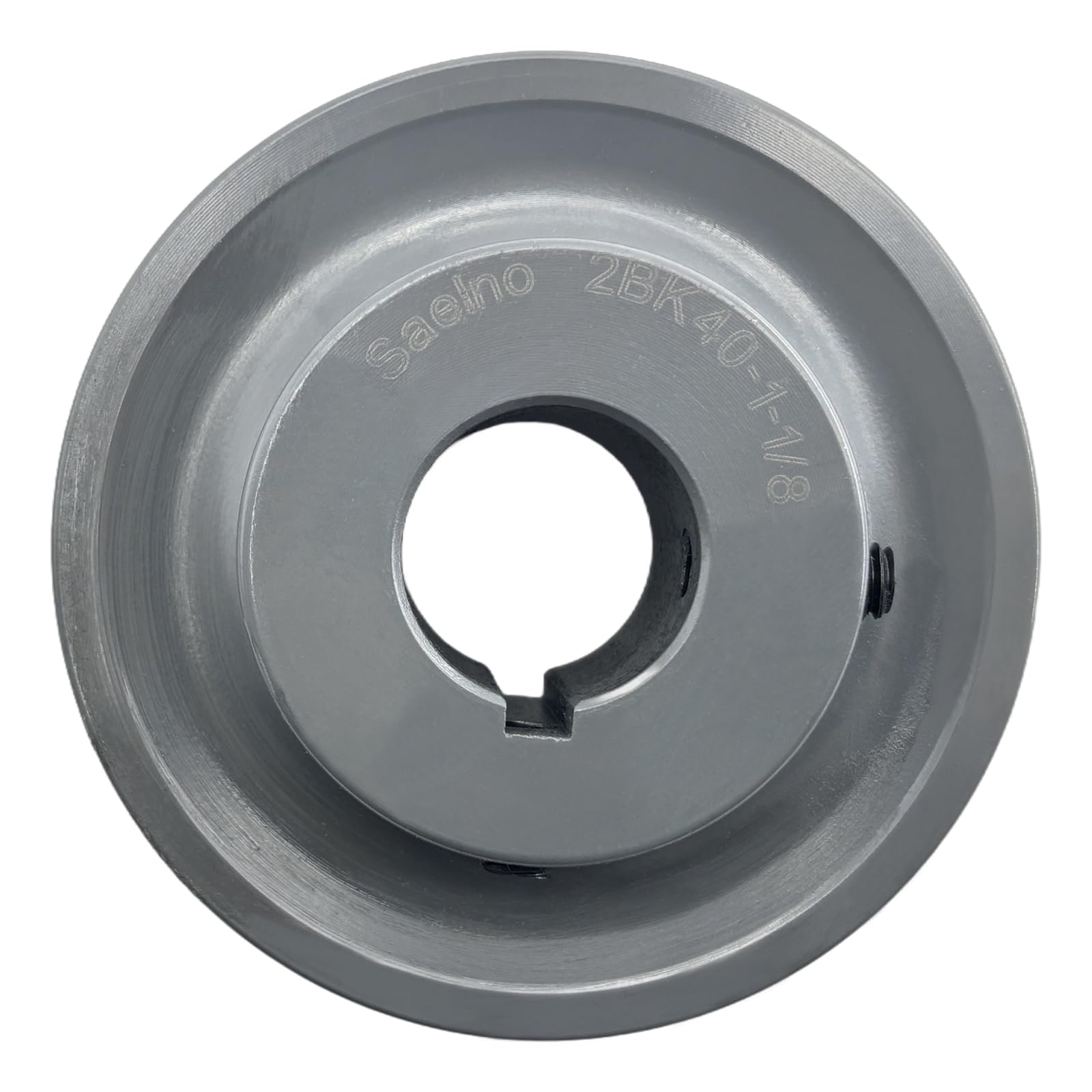 2BK40-1-1/8 Double Groove Pulley,v Belt Pulley 1 1/8 inch bore 3.95" OD,Motor Pulley Cast Iron for A AX B BX 4L 5L V-Belts,2BK40X1-1/8 Pulley — Amazon image 5