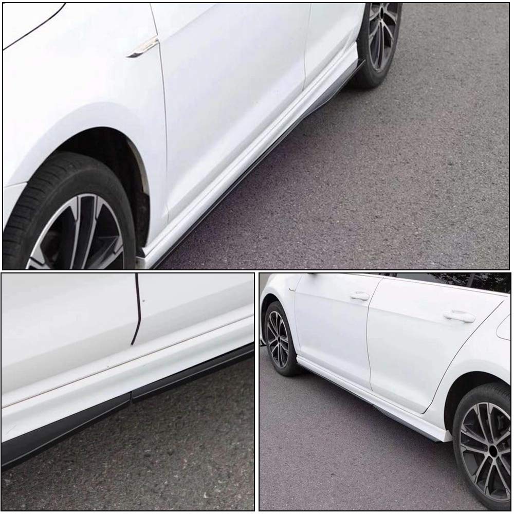 Amazon.com: MCARCAR KIT Side Skirts Trims fits Volkswagen VW Golf