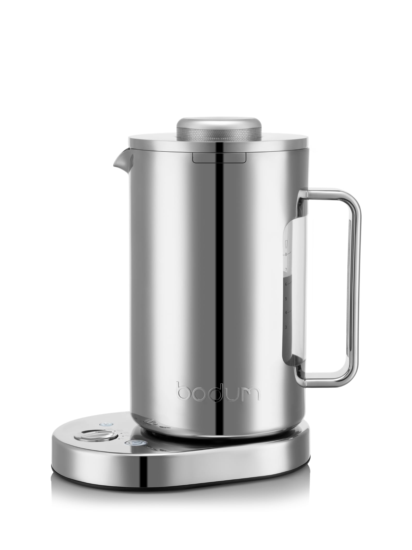 BISTRO - Hervidor de agua eléctrico de doble pared con control de temperatura 1,0 l, 2000 W