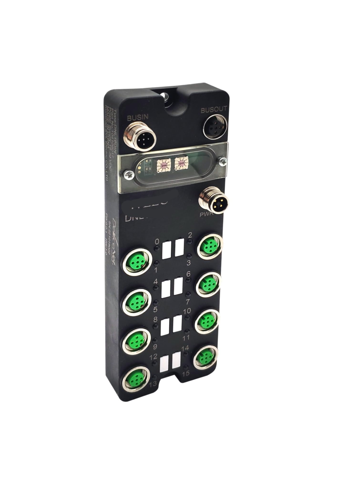 NURII IO Link Module, M8 Extension Module, with Auxiliary Power Port T-Code Master Modbus Board PLC Input Output TCP