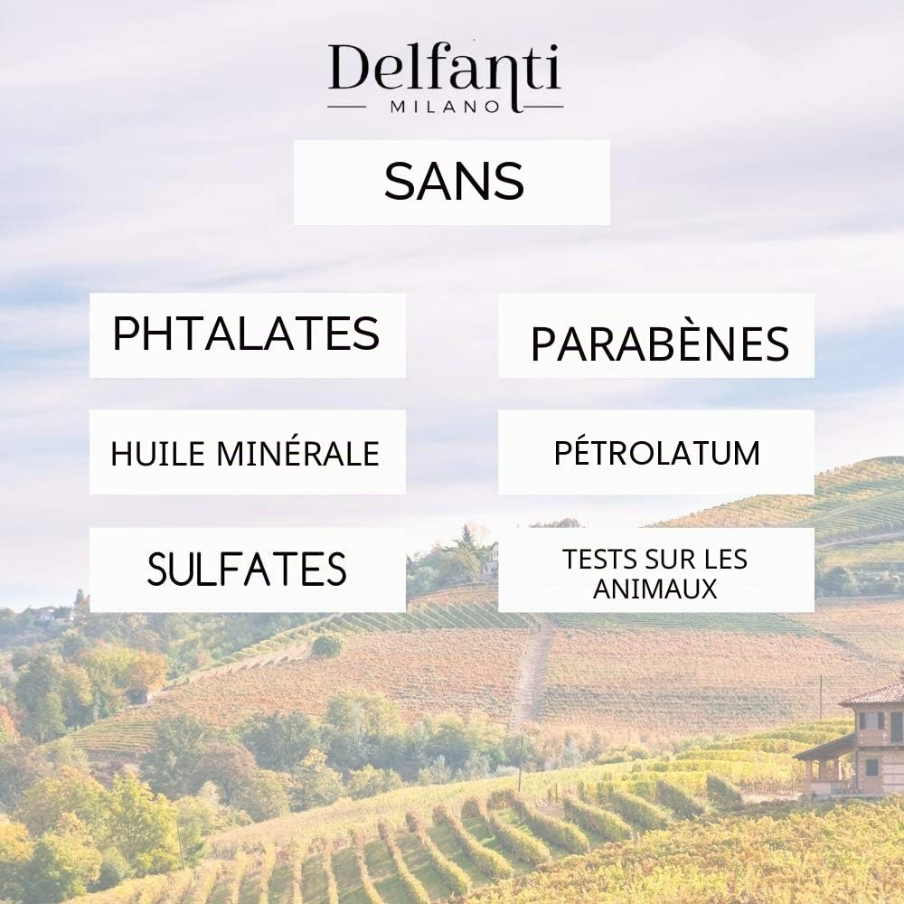 DELFANTI MILANO - COLLAGEN 24K, Crème Visage Nuit Anti-Âge, Crème Nuit Anti-Âge, Fabriqué en Italie 50 ml