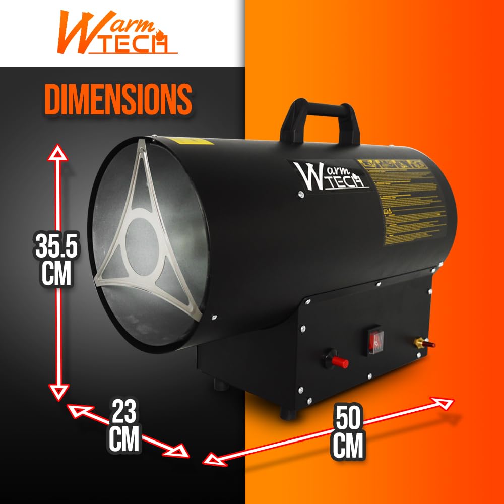 Canon à chaleur au gaz 30 KW - 650 mètre cube/H - Warm Tech