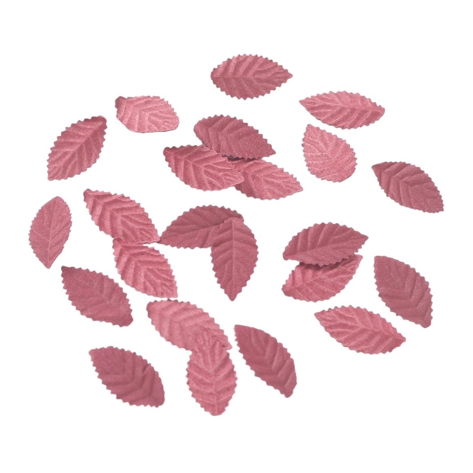 50/100Pcs Artificial Tree Leaf Flower Fake Leave For Home Decor Wedding Decoration Wreath Garland Scrapbook DIY Accessories(Red,50pcs)