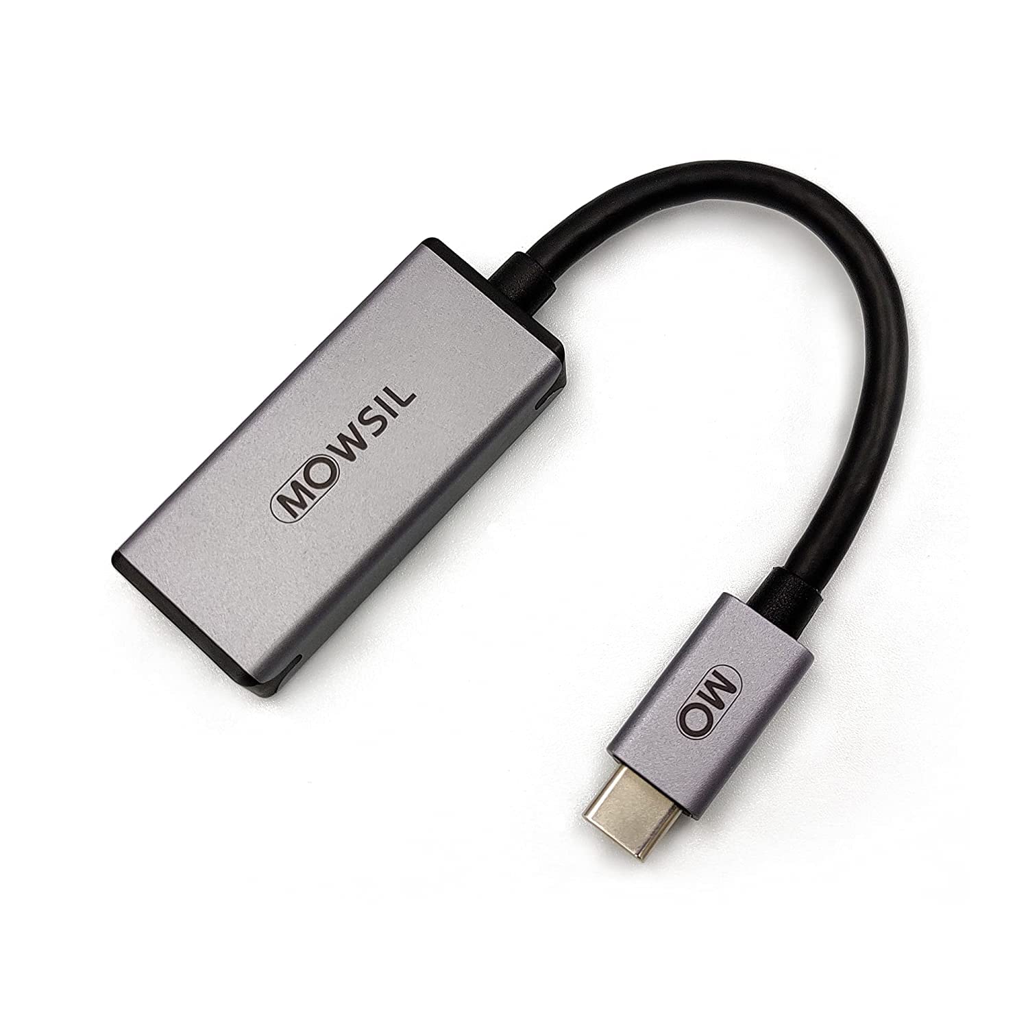 Mowsil USB C to DP Adapter 4K@60Hz, USB 3.1 Type C to DisplayPort Converter, Compatible with VR, MacBook Pro 2020, XPS 15, iPad Pro 2020, Surface Book 2, Galaxy S20/S10, iPhone15/15Pro