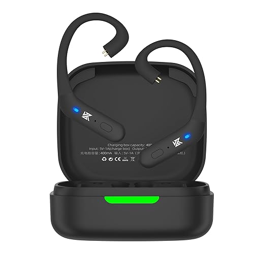 KZ AZ20 IEM - Adaptador inalámbrico verdadero para auriculares de monitor intrauditivo, Qualcomm 5171 Top Chip Bluetooth 5.3 gancho de oreja,