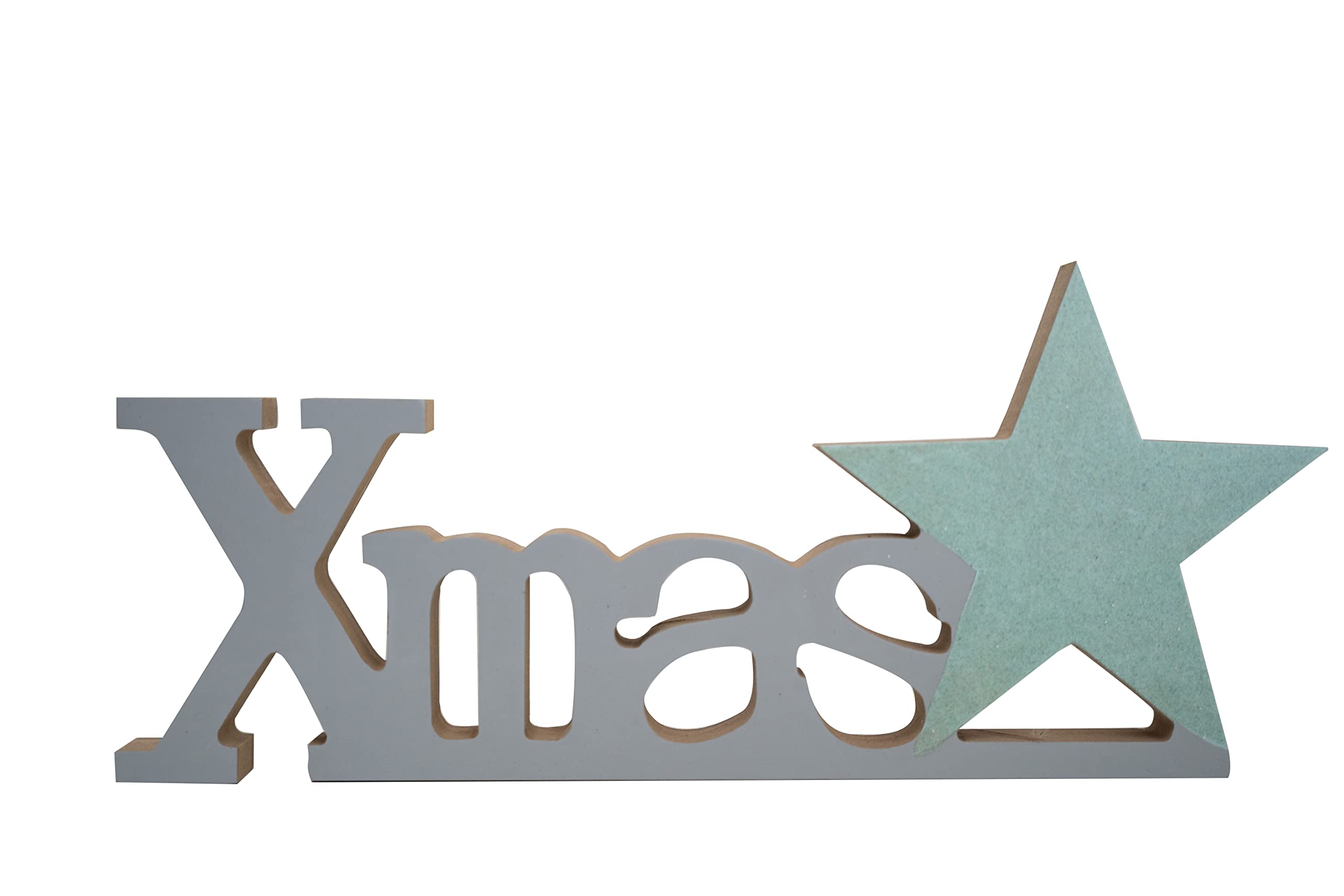 HEITMANN DECO Wooden Christmas Cutout Natural Approx. 30 cm