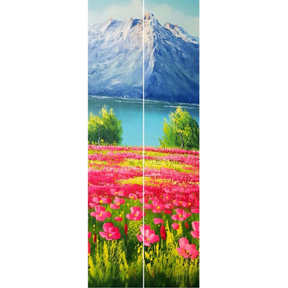 Sticker porte effet 3D FEIFAN 007 (45x200cm) papier peint trompe-l'œil