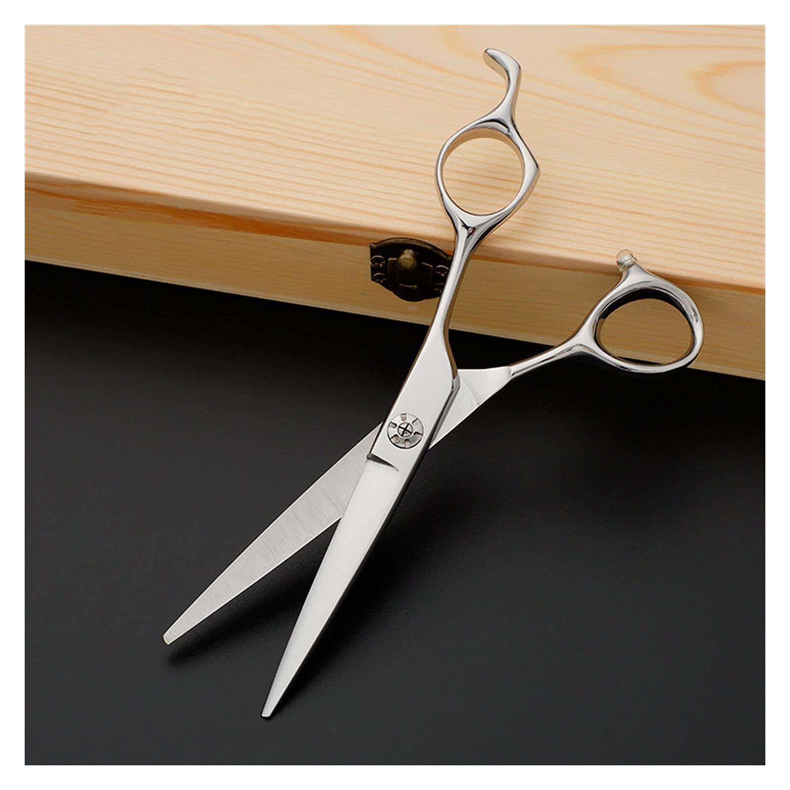 Tijeras para Cortar el Cabello de 5,8 Pulgadas, Tijeras Profesionales de peluquería, Tijeras estructurales, Tijeras Planas, Tijeras de barbero, Tijeras para Flequillo, Kit de Corte de Cabello