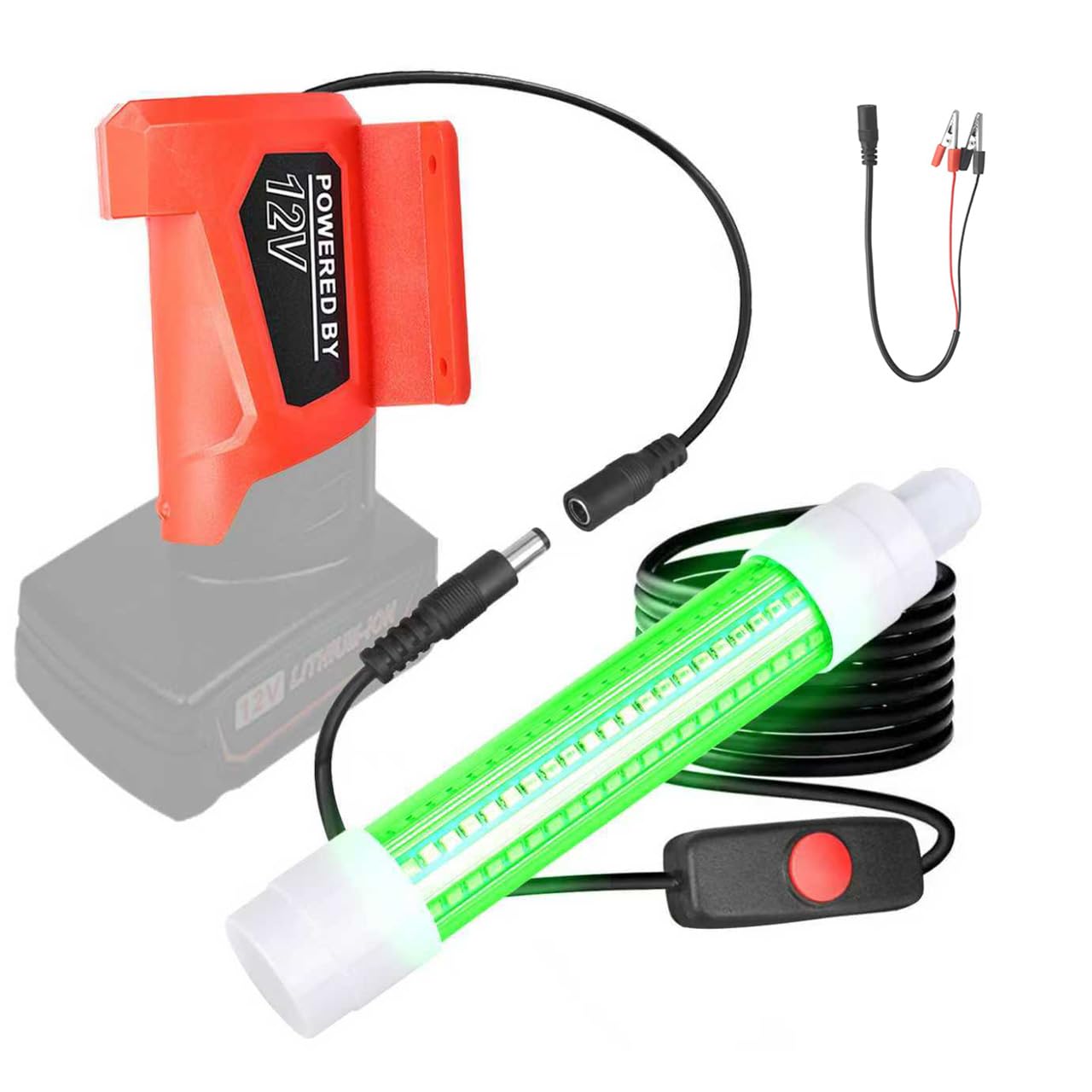 Underwater Fishing Light Compatible For Milwaukee 18V Battery, IP68 - View #4