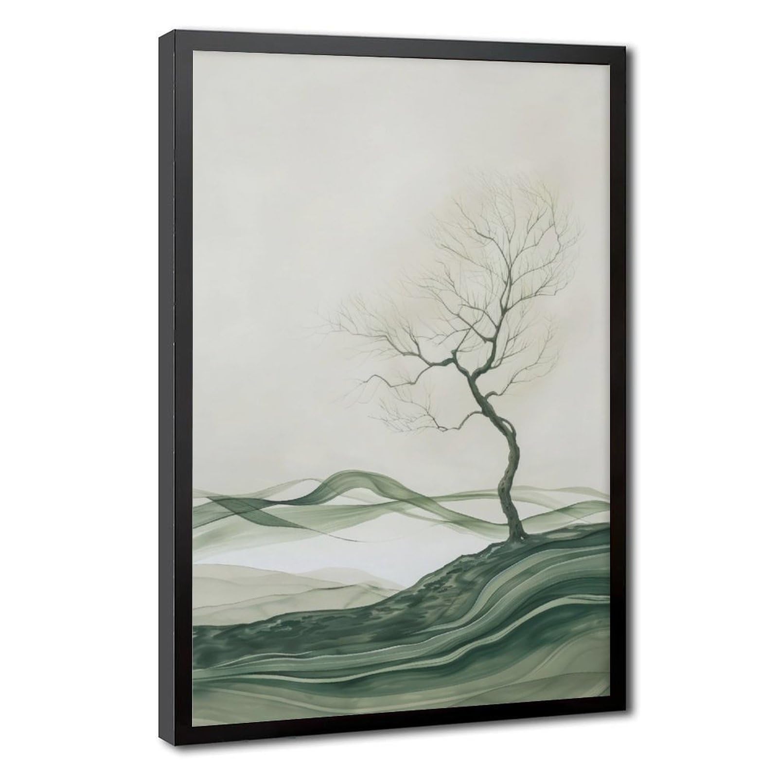 Bareronor Nature Canvas Poster Bedroom Decor Landscape Office Room Decor Gift 24" L X 36" W