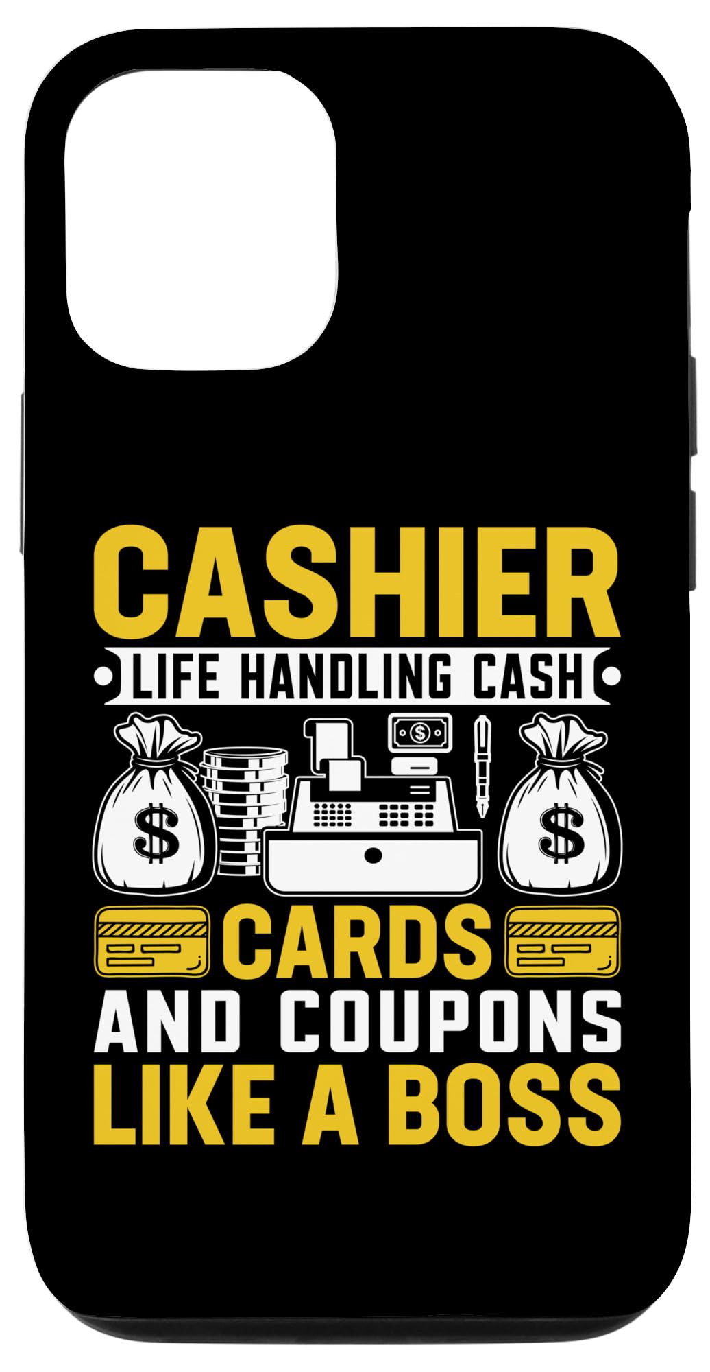 Amazon.com: iPhone 13 Cashier Life Handling Cash Cards And Coupons Like A  Boss Case : Cell Phones & Accessories