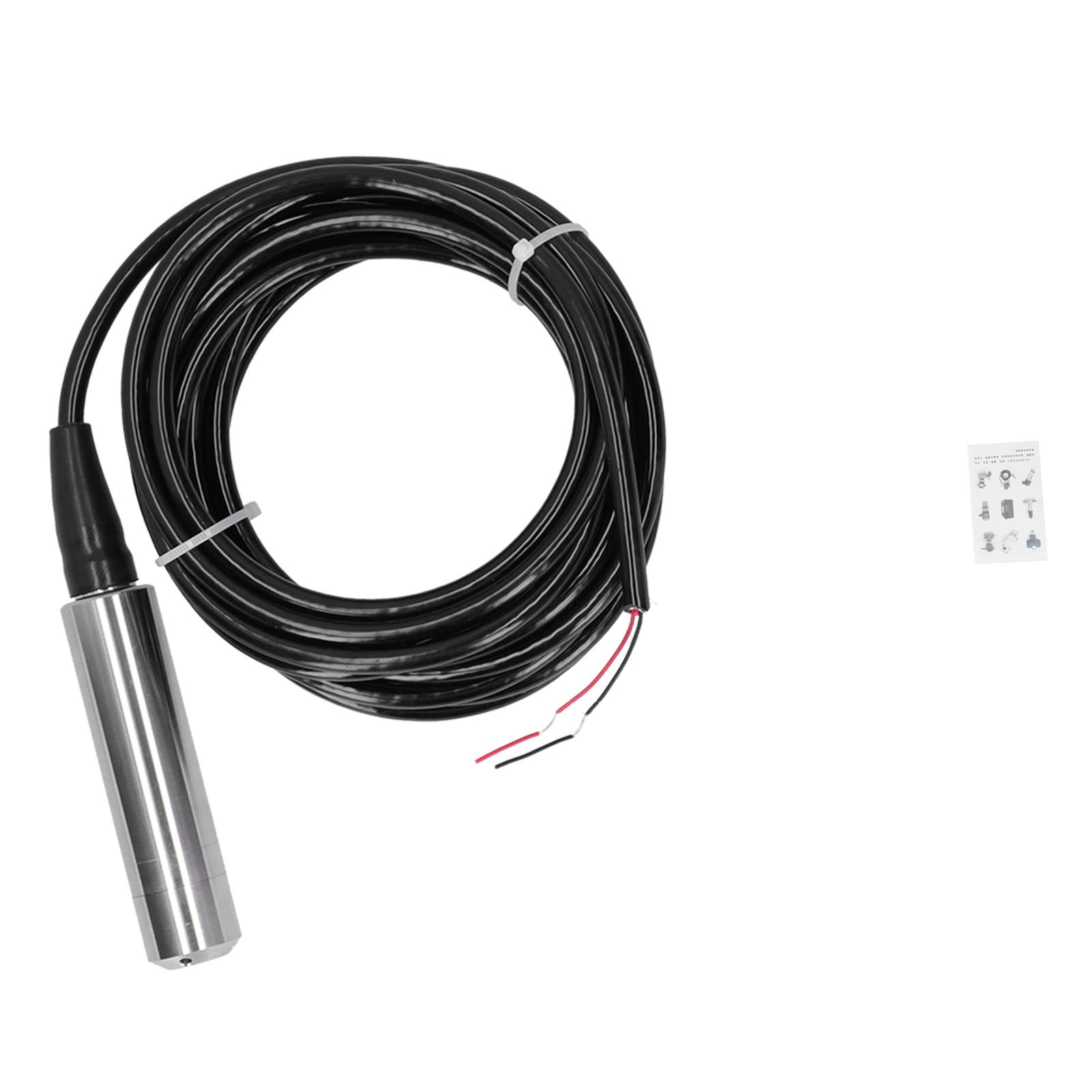 Transmisor de Nivel de Líquido, Sensor de Nivel de Tanque de Agua IP68 Sonda Desmontable Tanque Sensor de Agua Nivel 4 a 20Ma Salida de Señal (0-10m)