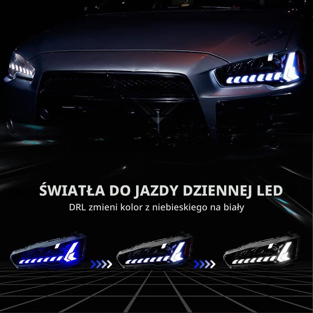 Archaic Demon Eye Reflektory dla Mitsubishi Lancer&EVO X 2008-2020