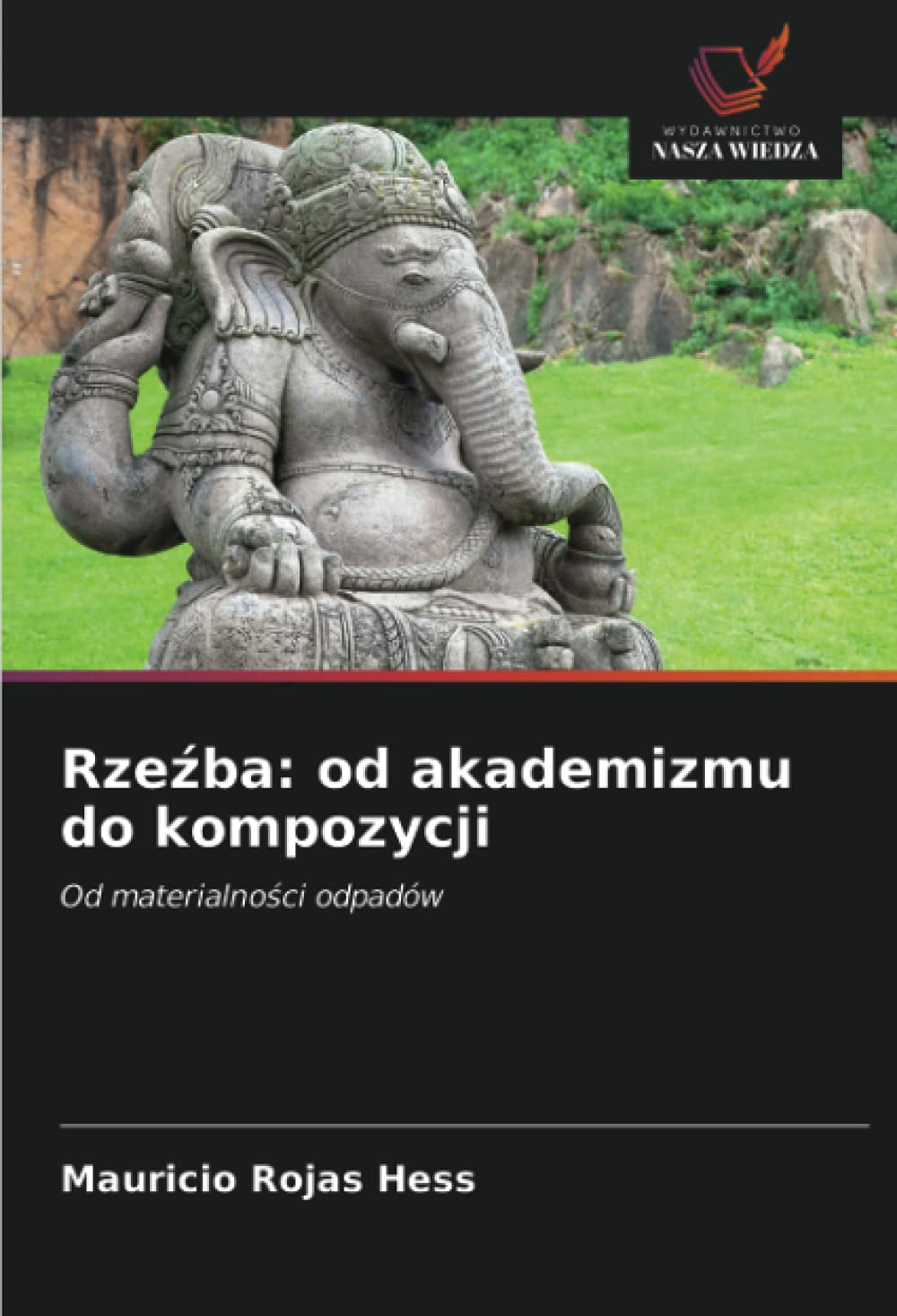 Livre de sculpture d'art et matérialité des déchets de prestige
