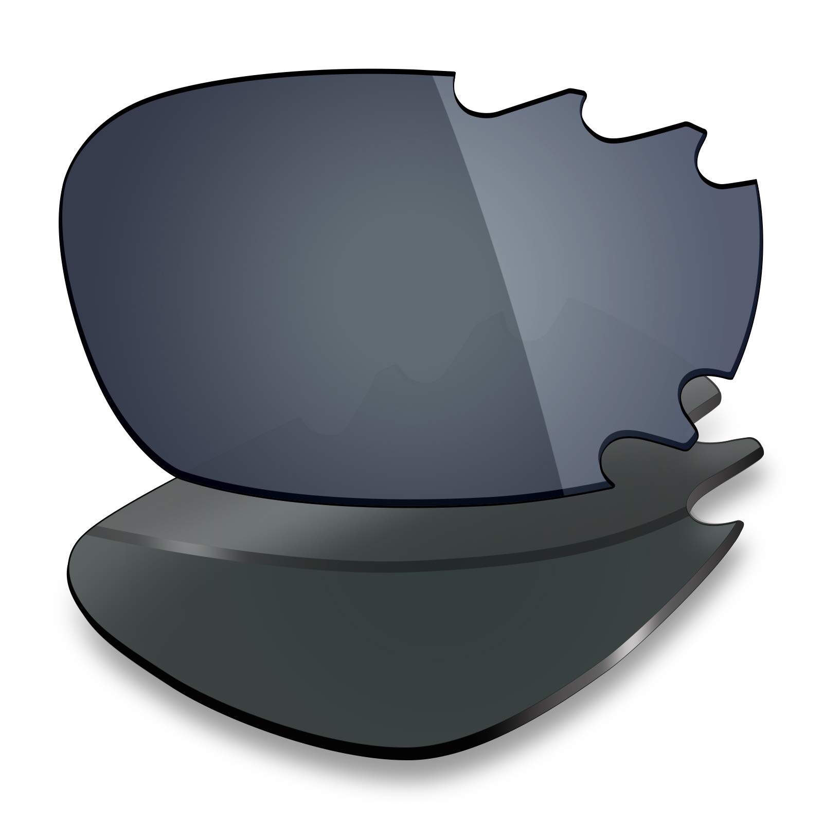 Mryok Men's Polarized - Black Ir Polarized Replacet Lenses For Oakley Jawbone Vented - Black Ir