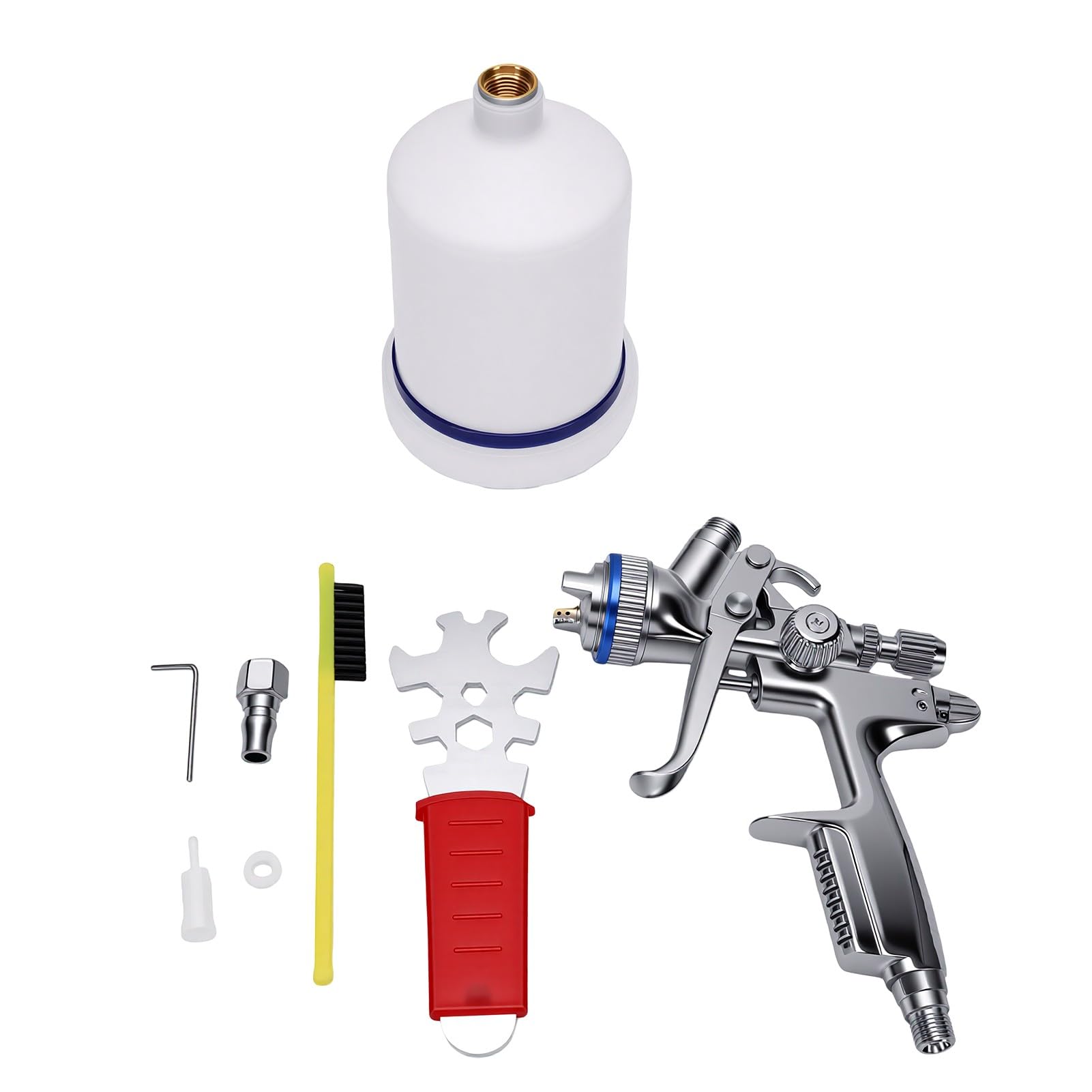 Pistolet de Peinture à Air HVLP avec Buse de 1,3 mm