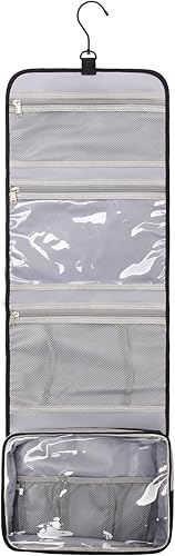 Miniatura 1 de Relavel Neceser colgante de viaje para hombres y mujeres, kit de viaje, bolsa de afeitar, bolsa de maquillaje grande impermeable, bolsa de lavado,