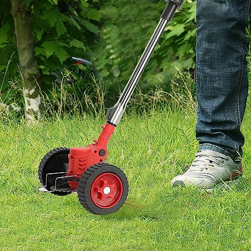 Gymnastika Electric Lawn Mower,800W Rod D-Shaped Electric Trimmer 24V 2000Mah Battery Rechargeable Weed Eater Edger Lightweight Telescopic Weed Trimmer Combo Kit For Garden Red Us Plug #TOP1