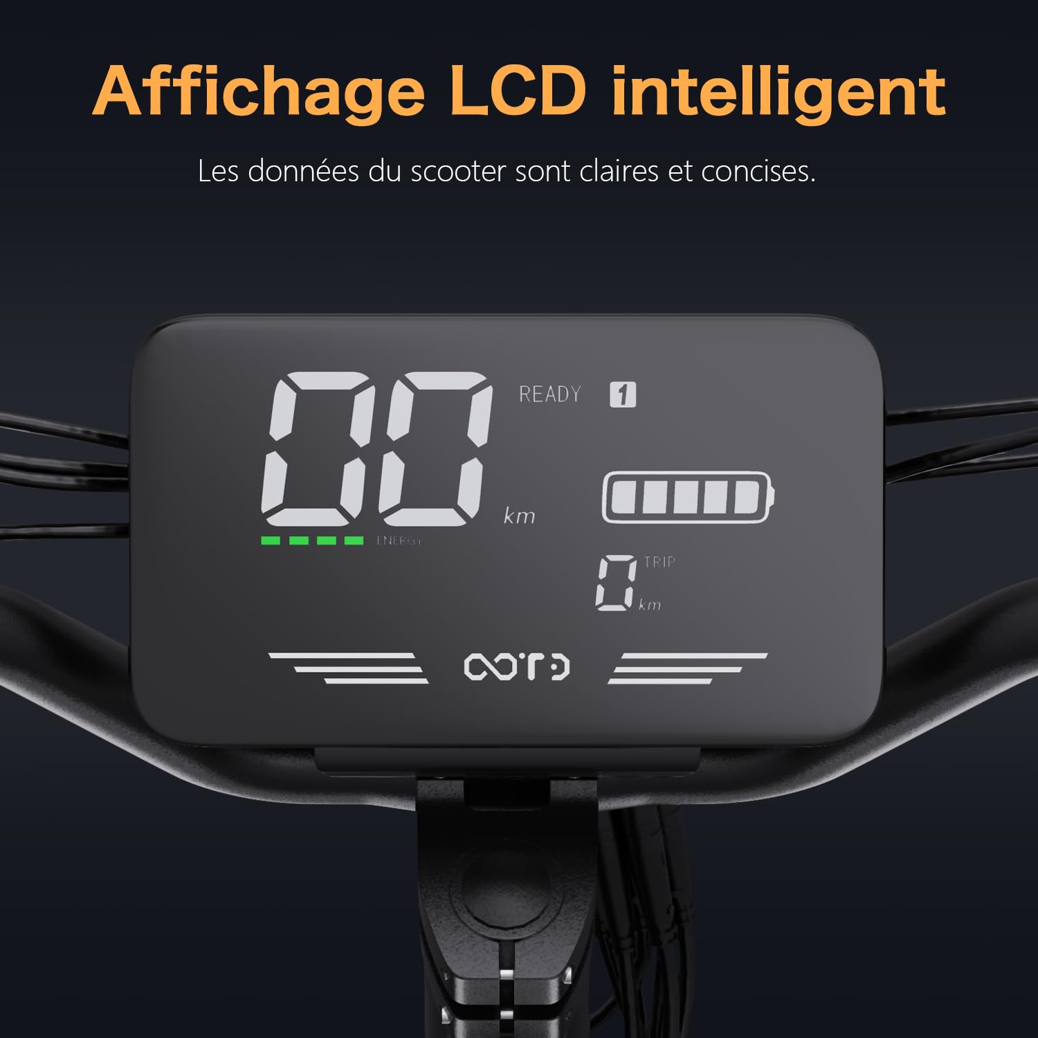 RAYI T10 Trottinette Électrique Adulte Puissante 500W, 48V 13.5Ah, 35-49km Autonomie, 11" Tout Terrain, Pliable, Freins à Disque, IP54