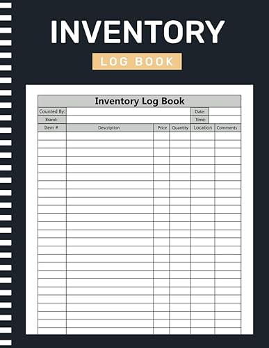 Inventory Log Book: Inventory Organizer For Small Business and Personal Use ( 105 Pages ''8.5x11'' Inches )