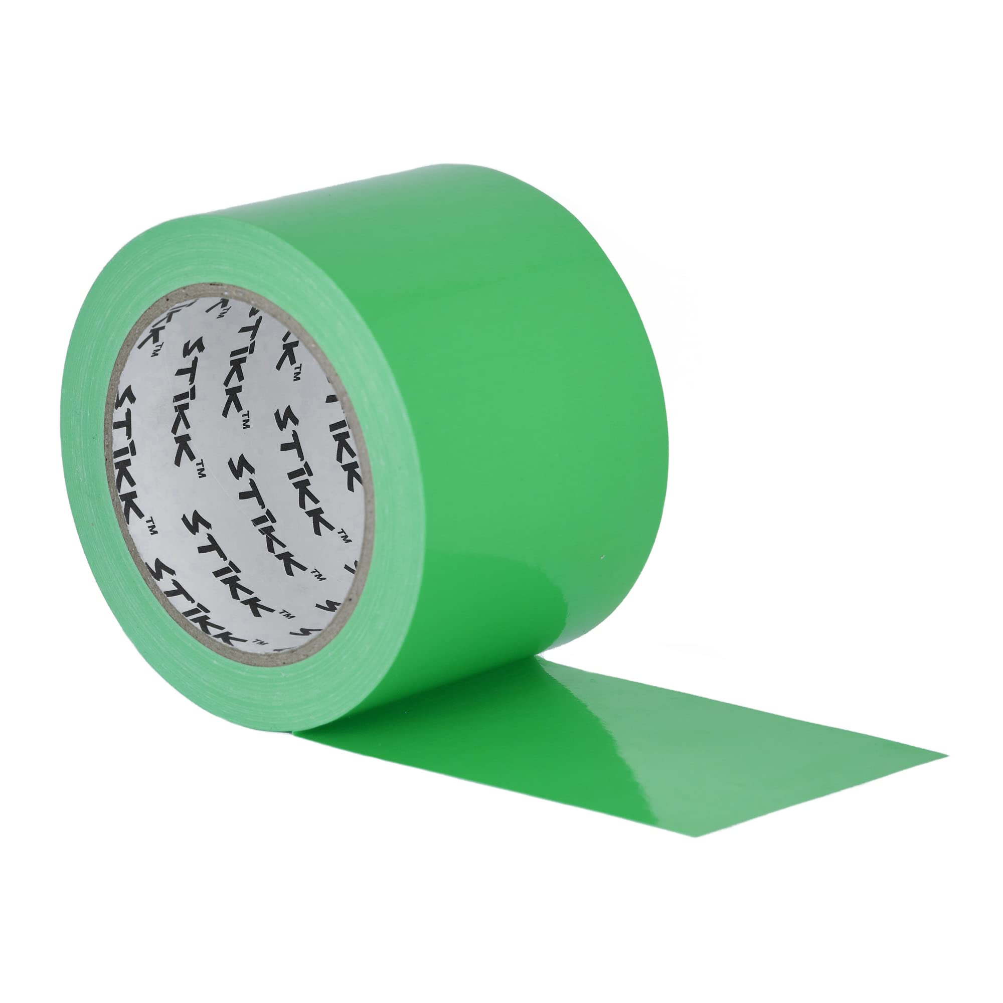 STIKK Taśma klejąca - jasnozielona taśma klejąca - 7,6 cm x 23 m - wytrzymała taśma do napraw, projektów domowych - do komercyjnych HVAC i budownictwa - skuteczna wytrzymała wodoodporna taśma klejąca