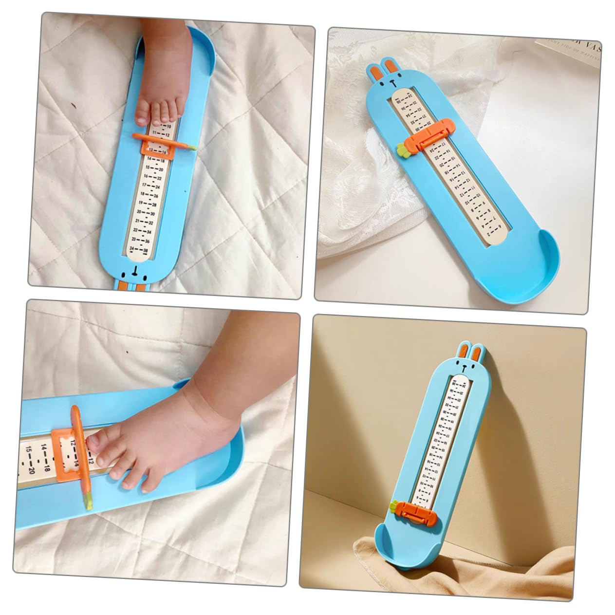 VALICLUD 3piezas Medidor De Pies Infantil Preciso Regla De Medición Para Calzado De Niño Niña y Bebés Herramienta De Medición Fácil y Rápida Para Comprar Zapatos Línea Diseño