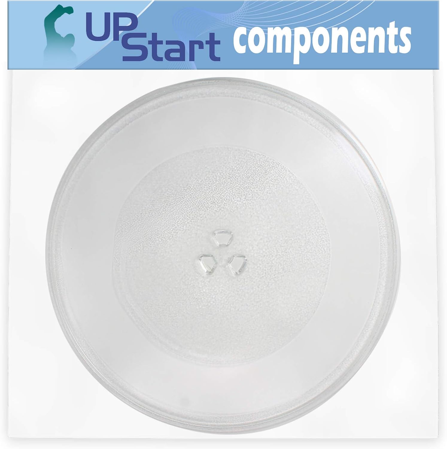 NTNT-A108 Microwave Glass Turntable Plate Replacement for Sharp R405KS - Compatible with NTNT-A108 14 1/8 Inch Glass Tray